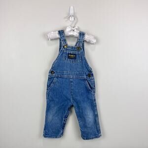 Vintage OshKosh B'gosh Blue Jean Overalls 18 Months USA
